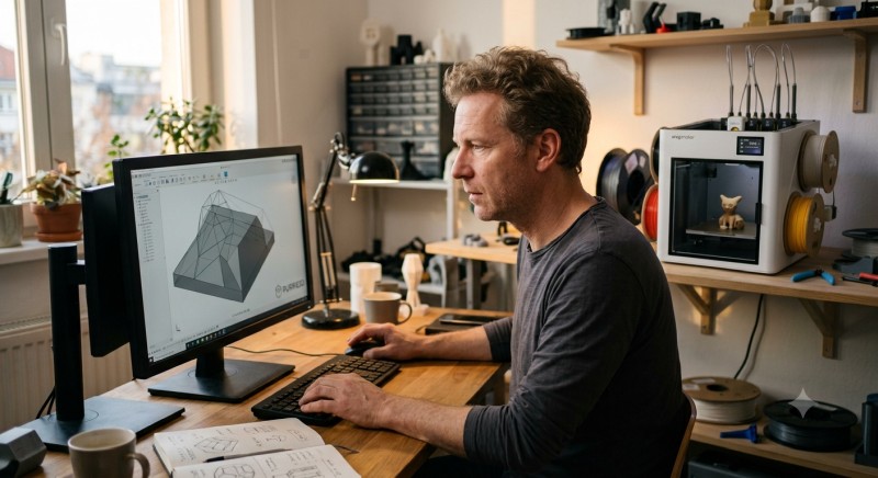 Purrie3D - Peter aan het werk